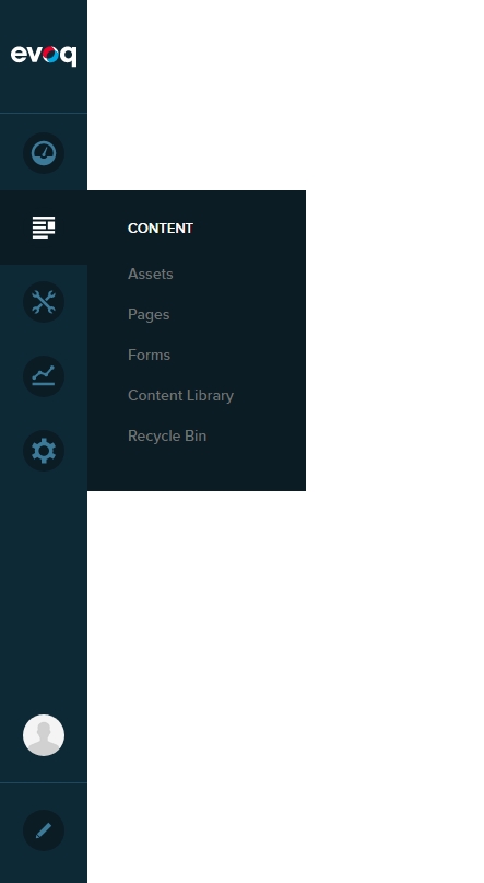 Persona Bar > Content > Pages